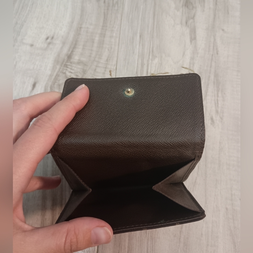 LOUIS VUITTON Monogram Mini Run Portefeiulle Elise  Tri-fold wallet - Picture 10 of 13